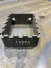RWM Universal Brand New Bolt-On 4.5″x4.5″  Raw Steel Step 1/4″ Thick