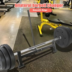 Bilateral Barbell Changer For Changing Plates Handle Deadlift Gyms Home Fitness
