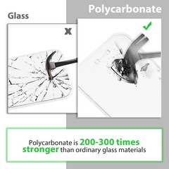 For Kubota SVL65 SVL75 SVL90 SVL95 / 97 Polycarbonate Door glass #V0621-34520-12