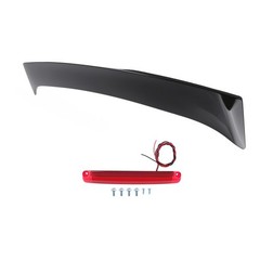 LED Light Rear Wing Spoiler Black fit for Toyota Corolla CE LE S 2003-2008 Pain