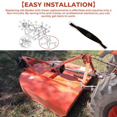 For Mower King Skidsteer Brush Hog Cutter Replacement Blade Set Heavy Duty