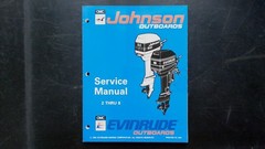 Johnson Evinrude OMC 2-8 HP Service Manual 1983 Outboard Marine Repair Shop