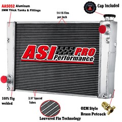 4Row 70mm Aluminum Radiator fit Case New Holland Skidsteer 47946380 /47362351