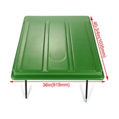 Green Top Canopy with Bracket For John Deere Compact Utility Tractors ROPS