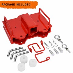 2” Forklift Trailer Hitch Receiver Tow Hitch Attachments for Dual Pallet Fork