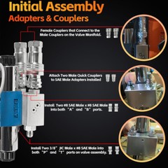 Third Function Valve kit for MX4700 MX4800 MX5000 MX Series Kubota Tractors