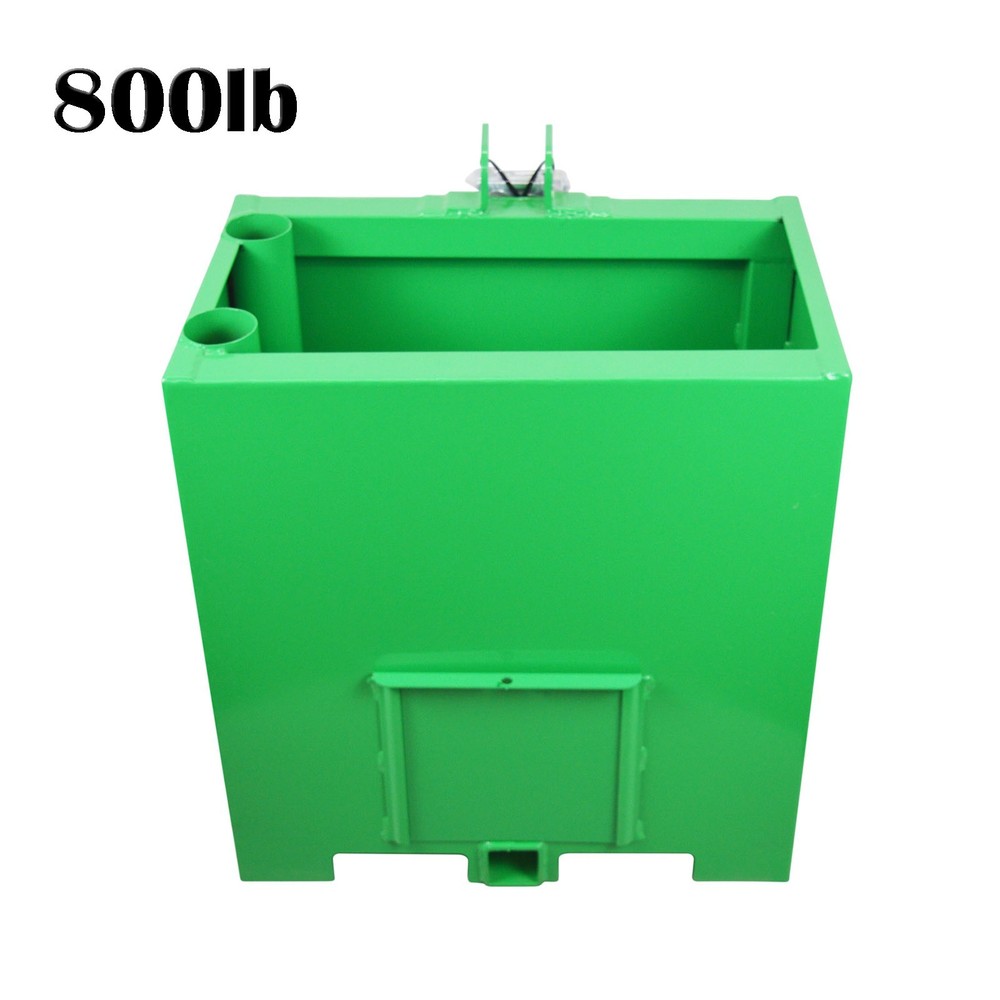 3 Point Category 1 Tractor Tractor Ballast Box Loader Hitches Attachment 800lb