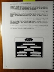 Ford 231 335 420 515 531 532 535 1975-78 Tractor Owner Operator’s Manual SE 3503