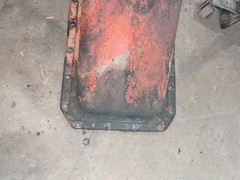 Case 411 Gas Tractor Engine Oil Pan Ji Case Part