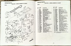 Craftsman 917.259556 Lawn Mower Garden Tractor Owners Operators Parts Manual