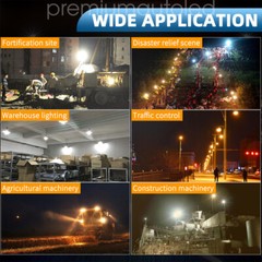 4PC 4″INCH LED Work Lights for Caterpillar Skid Steers Excavator Forklift Loader
