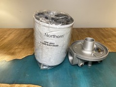Buyers, Hydraulic Filter Assembly 10 Micron, 15 PSI Bypass, 1-1/4″ NPT Ports