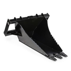 Titan Attachments Extreme Duty Stump Bucket Tree Spade Scoop Digger