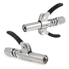 Heavy-Duty Quick Release Grease Gun Coupler Two Press Easy to Push Accessories