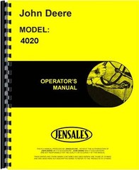 John Deere 4020 SN# 0-90,999 Tractor Operators Manual (JD-O-OMR34410)