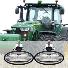Oval LED Work Light Lamp for John Deere Tractor 6R 6170, 6190, 6210, 6110,6150