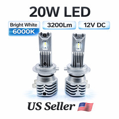 💡Pair Superior LED Headlight Bulbs For Kioti CS2410 CS2510 CS2510S CS2520 ⬆️Vis