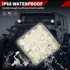 12V 4inch 60W LED Work Light Headlights fit John Deere Case New Holland Tractor