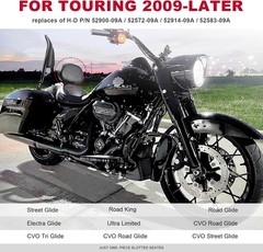 2009-2025 Adjustable Driver Rider Backrest compatible with Harley Davidson To…