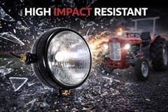 12V Massey Ferguson Tractor Lights David Brown Headlight Black Color 35 65 765