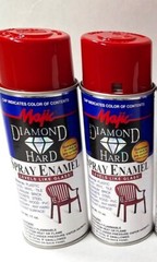 2 Cans Diamond Hard Red Lawn Mower Spray Paint for Snapper Craftsman Scag & More