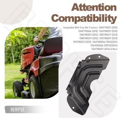 BERPSE 2-Pack 783-06424A-0637 Spindle Pulley Belt Guard Cover BLACK