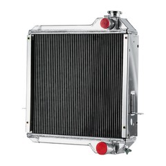 4-ROW Radiator For Case Backhoe 580L 580SL 590SL 584E 585E 234876A1, 234876A2
