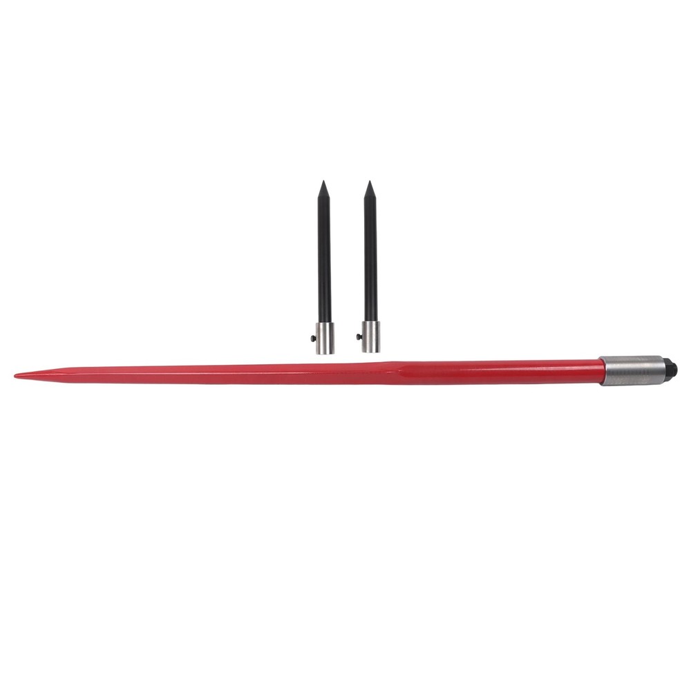 Hay Spear Attachment 49″ With 2 Stabilizer Spears 3000 Lbs Capacity Bale Forks