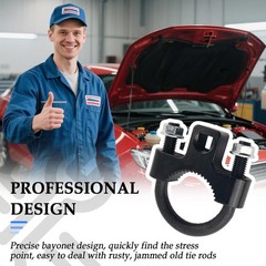 Inner Tie Rod Removal Tool with 3/8″ Drive Ports, Anti-Slip Inner Tie Rod Tool w