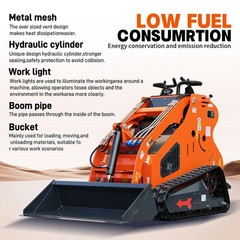 Mini Skid Steer Loader24hp Hydraulic System Electric Start 2026New Free ship