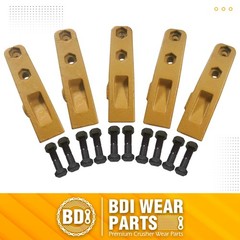 10 Pack 6684447 Skid Steer Bucket Unitooth Trenching Bucket Teeth w/ Bolts &Nuts