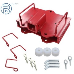 2″ Forklift Hitch Adapter For Dual Pallet Trailer Tow Receiver Attachment