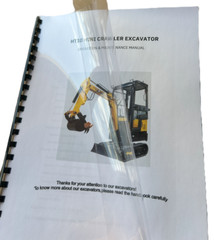 1-Ton Mini Excavator Track Hoe H10 TPM10 VA10 Operation & Maintenance Manual