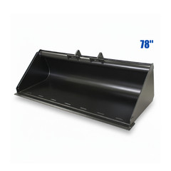 78″ Universal Skid Steer Loader Bucket – Snow Removal, Dirt & Gravel Grading