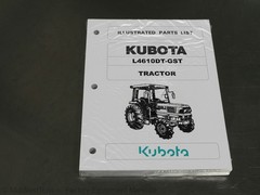 Kubota L4610DT, L4610GST Tractor Parts Manual Exploded View Diagram Book