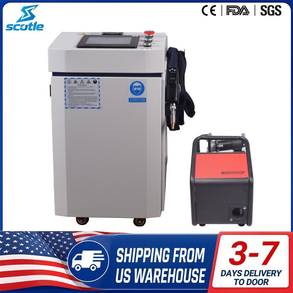 Raycus 1500W 4IN1 Handheld Continuous Laser Welder Metal Welding Machine