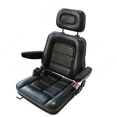 Universal Tractor/Forklift/Digger Seat With Headrest & Safety Belt & Armrest NEW