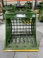 JMA 24in Mini Excavator Bucket 4-5 Ton 40mm Pin-On Skeleton Heavy Duty Steel