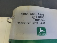 John Deere 8100 8200 8300 8400 Tractors Operation Test Technical Manual TM1576