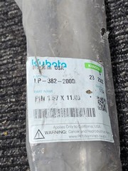 Kubota LP-382-200D PIN 1.57 X 11.00 Steel For K7849 K7870A QUICK ATTACH