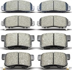 D787 Front Rear Disc Brake Pads Kit For Acura TSX 09-10 Honda Accord 08-11 8Pcs