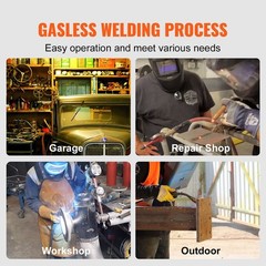 Flux Core Welding Wire, E71T-GS 0.035-inch 10LBS, Gasless Mild Steel MIG Welding