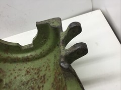 Antique Emerson Brantingham Cast Iron Gear Cover Mowing Machine ….[S7-3]
