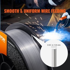 Flux Core Welding Wire, E71T-GS 0.030-inch 10LBS, Gasless Mild Steel MIG Welding
