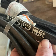 NOS Set of 2 New Holland OEM Drive Belts 285236 Fits 1100 1116 1495 1496 1499