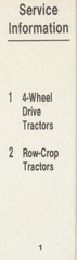 JL669 John Deere 4-Wheel Drive & Row-Crop Tractors Service Information (1998)