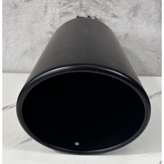 Unbranded Exhaust Tip Universal 5in Inlet 8in Outlet Black Good Matte Bolt-On