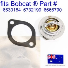 for Bobcat Kubota Thermostat 6630184 with Heater S175 S185 T190 L28 5600 337 341