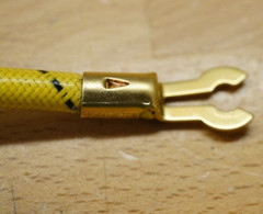 Yellow Cloth Copper Core Spark Plug Wires Set w Thumb Screws to fit John Deere B