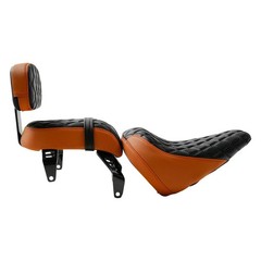 Dual Seat Backrest Pad Set for Scout Rogue 22-24 Bobber 18-24 Twenty Sixty 20-24